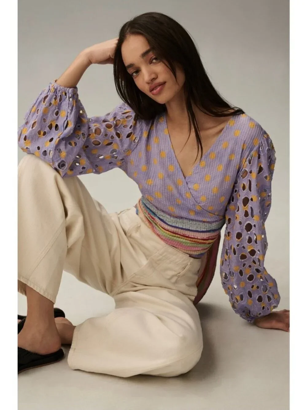 Anthropologie Conditions Apply Ernesta Wrap Top